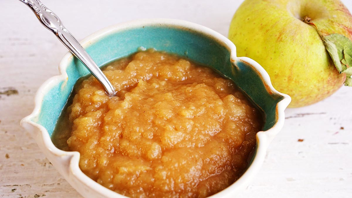 Rustic Applesauce with Grand Marnier